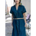 Denim maxi dress